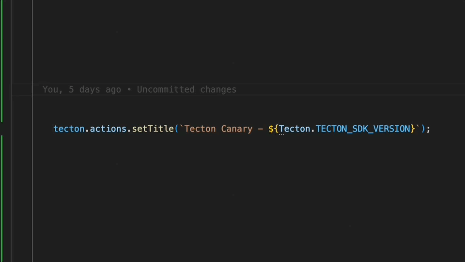 Animation of setTitle workflow